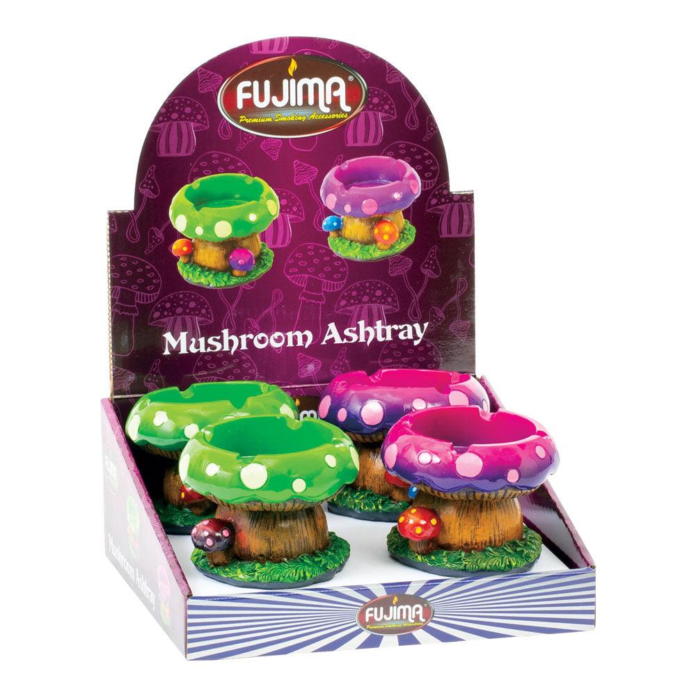 4PC DISP - Fujima Fairytale Mushroom Ashtray - 3.5"/Asst