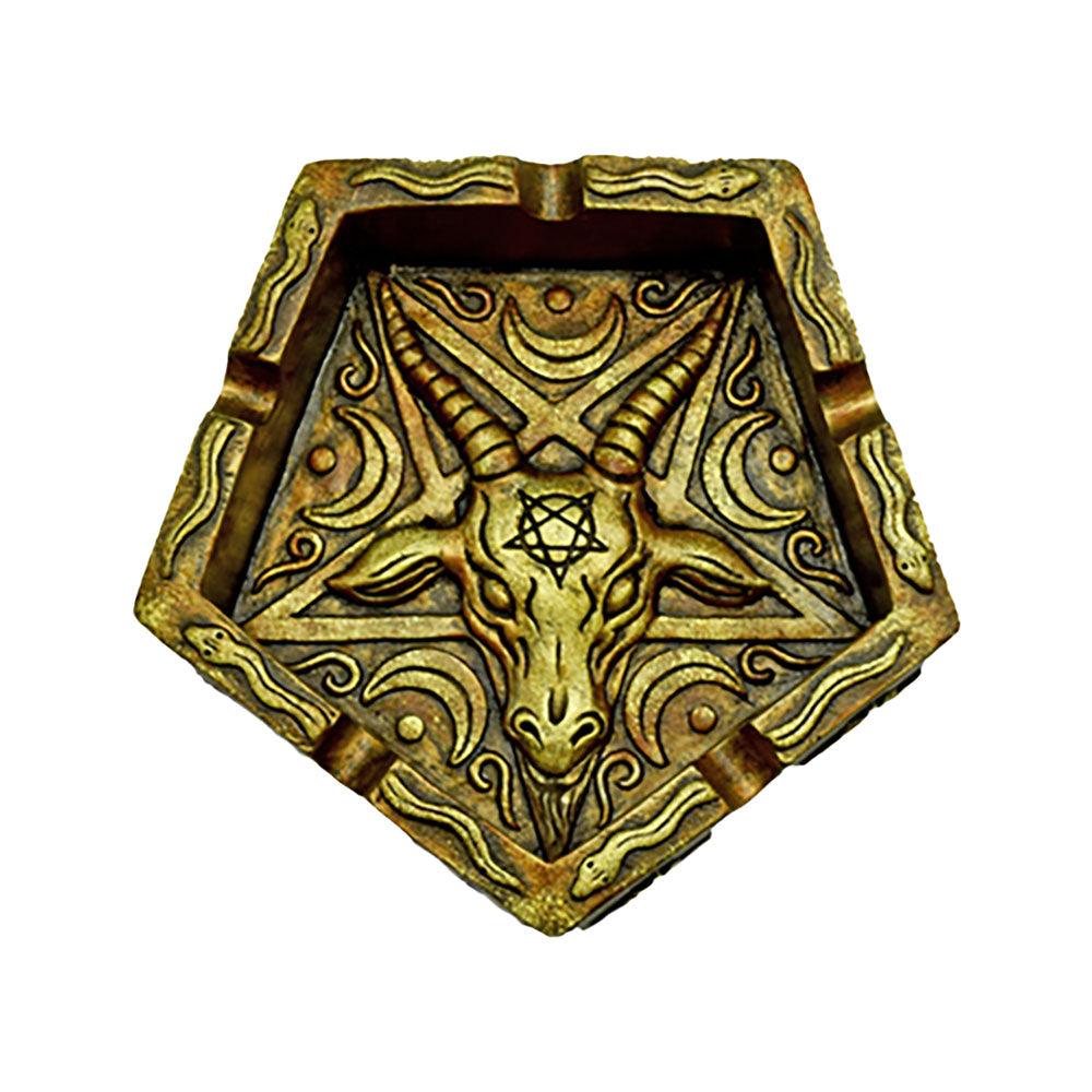 Baphomet Pentagonal Ashtray - 5"