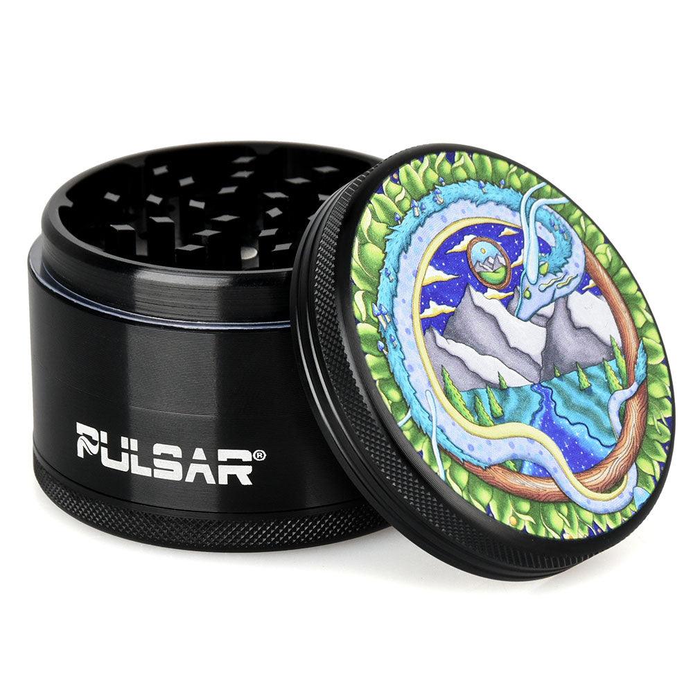 Pulsar Artist Series Metal Grinder - Remembering Dragon / 4pc / 2.5"