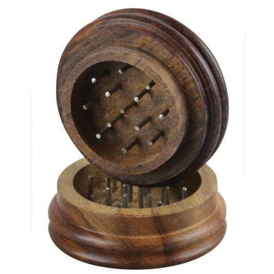 Wood 2pc Grinder | 2 Inch Round