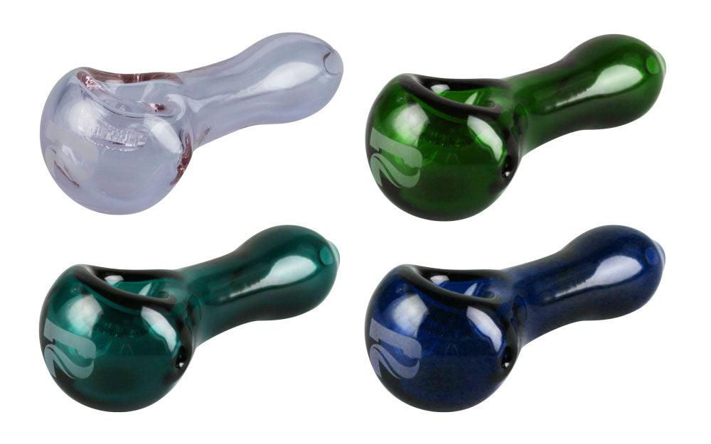 Pulsar Spoon Pipe Built-In Honeycomb Screen- 4"/Colors Vary