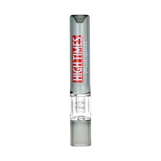 High Times® x Pulsar Chillum w/ Ash Catcher | 3.75" | Smoke