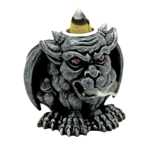 Gargoyle Backflow Polyresin Incense Burner - 2.8"