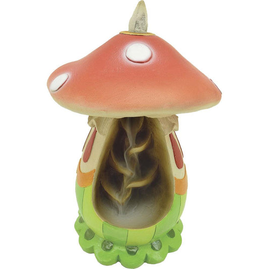 Fujima Mushroom Waterfall Backflow Incense Burner - 6"