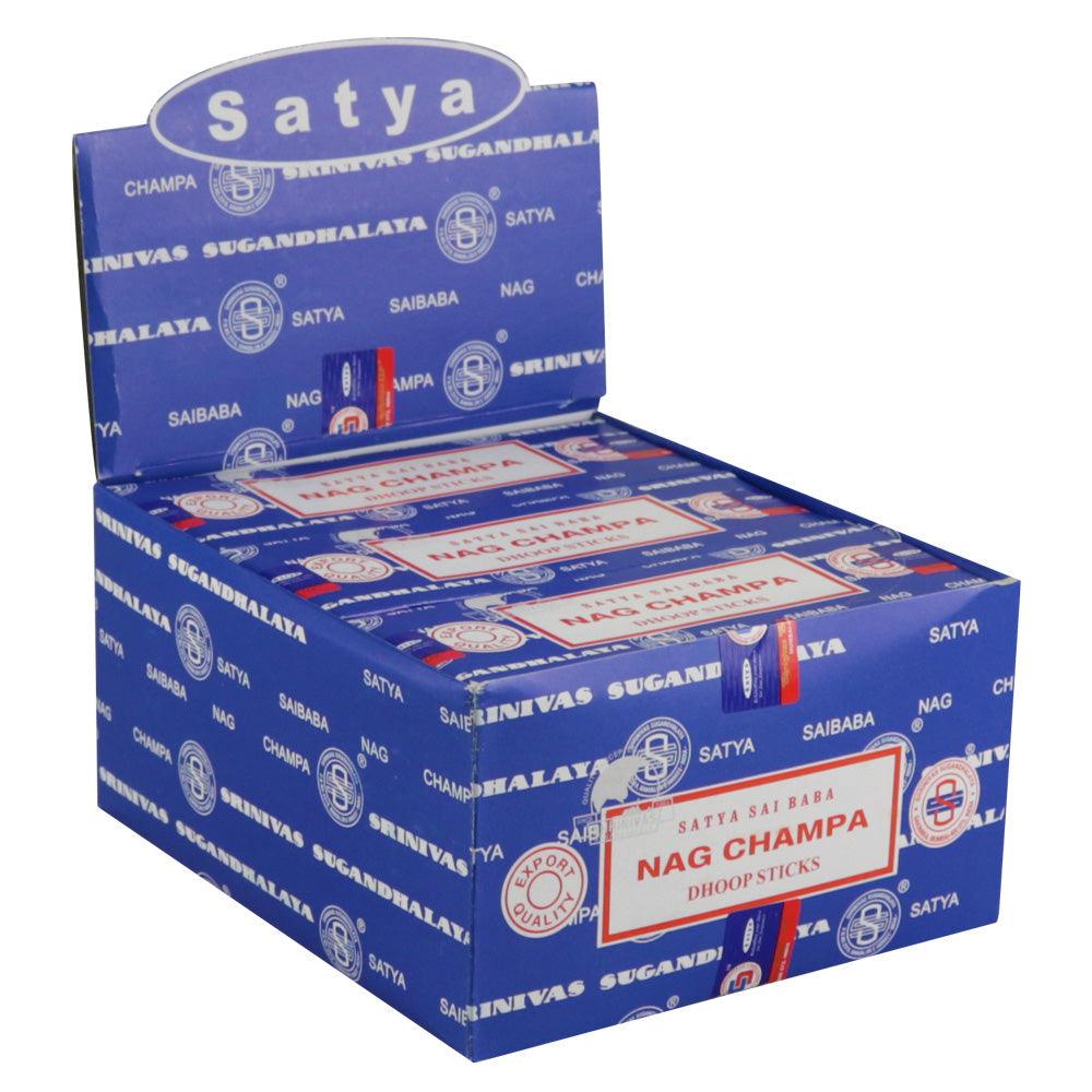 12pc - Satya Nag Champa Dhoop Stick Incense - 45 gram