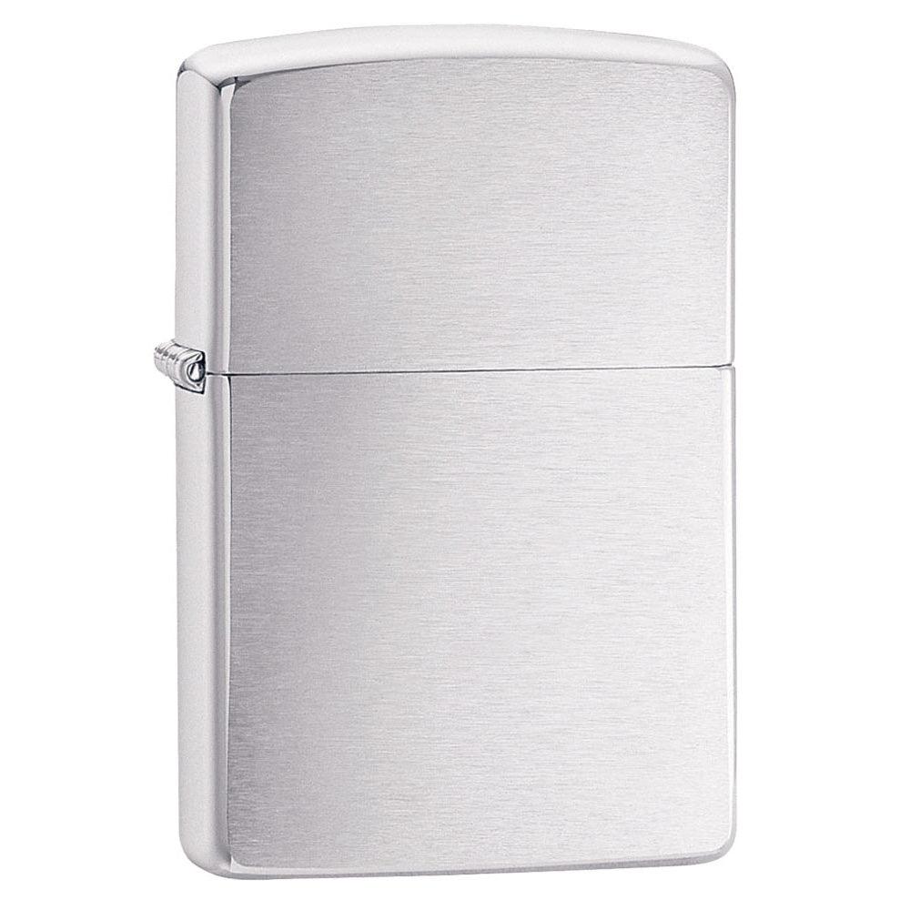 Zippo Classic Lighter | Brushed Chrome