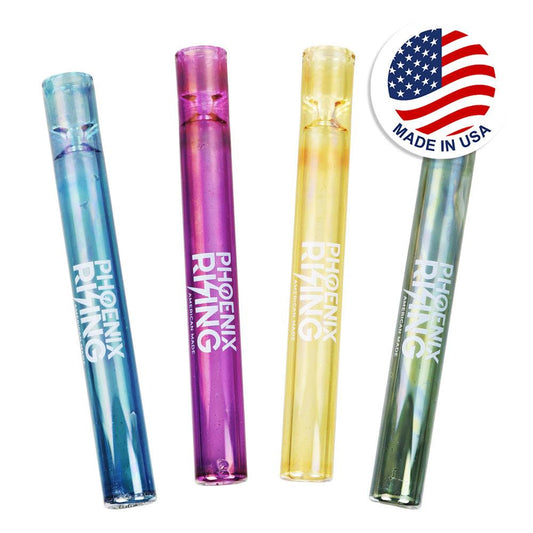 Phoenix Rising Full Metallic One Hitter - 4"/Colors Vary