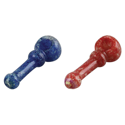 Frit Art Hand Pipe 3.75" Colors Vary