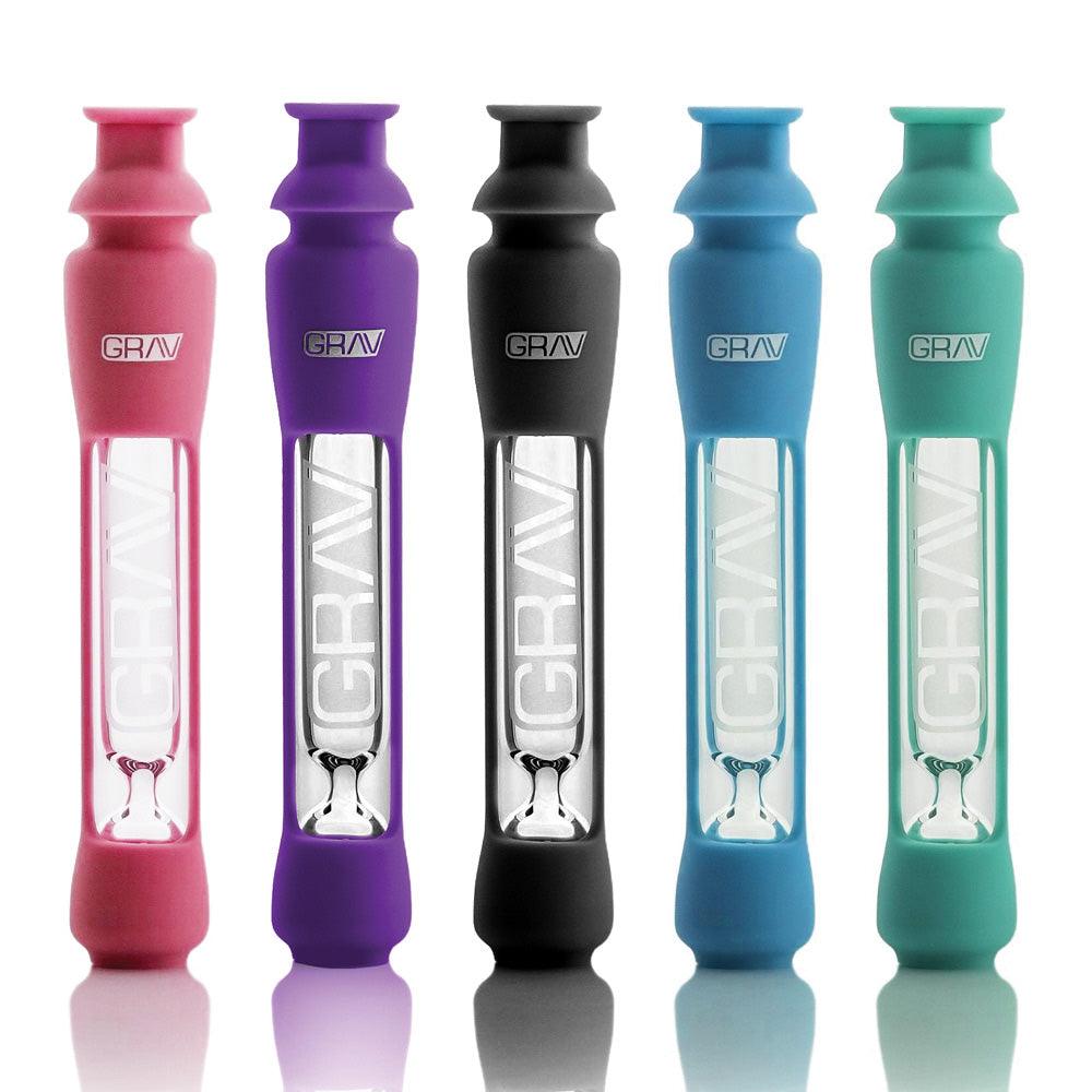 Grav Labs Silicone Taster Pipe - 4" / 12mm / Colors Vary