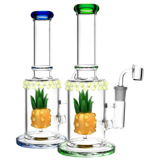 Pineapple Perc Oil Rig - 11" / 19mm F / Colors Vary