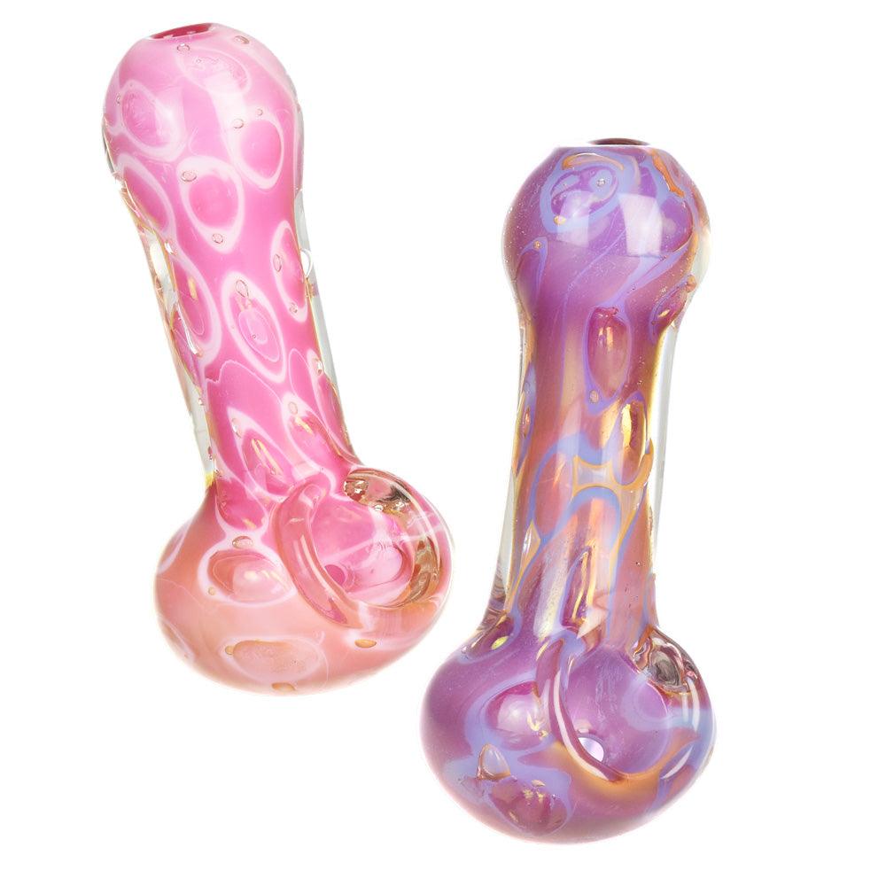 Pastel Bubbles Spoon Pipe - 3.75" / Colors Vary