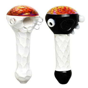 Mushroom Mojo Glycerin Hand Pipe - 4.25" / Colors Vary