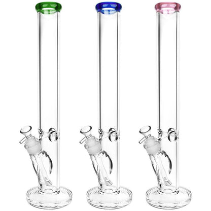 Classic Straight Tube Water Pipe | 14mm F | Colors Vary