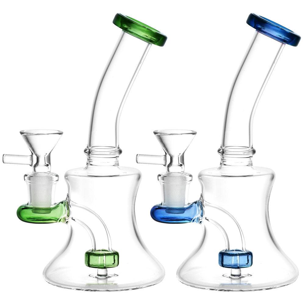 Mini Bell Glass Water Pipe - 6.5" / 14mm F / Colors Vary