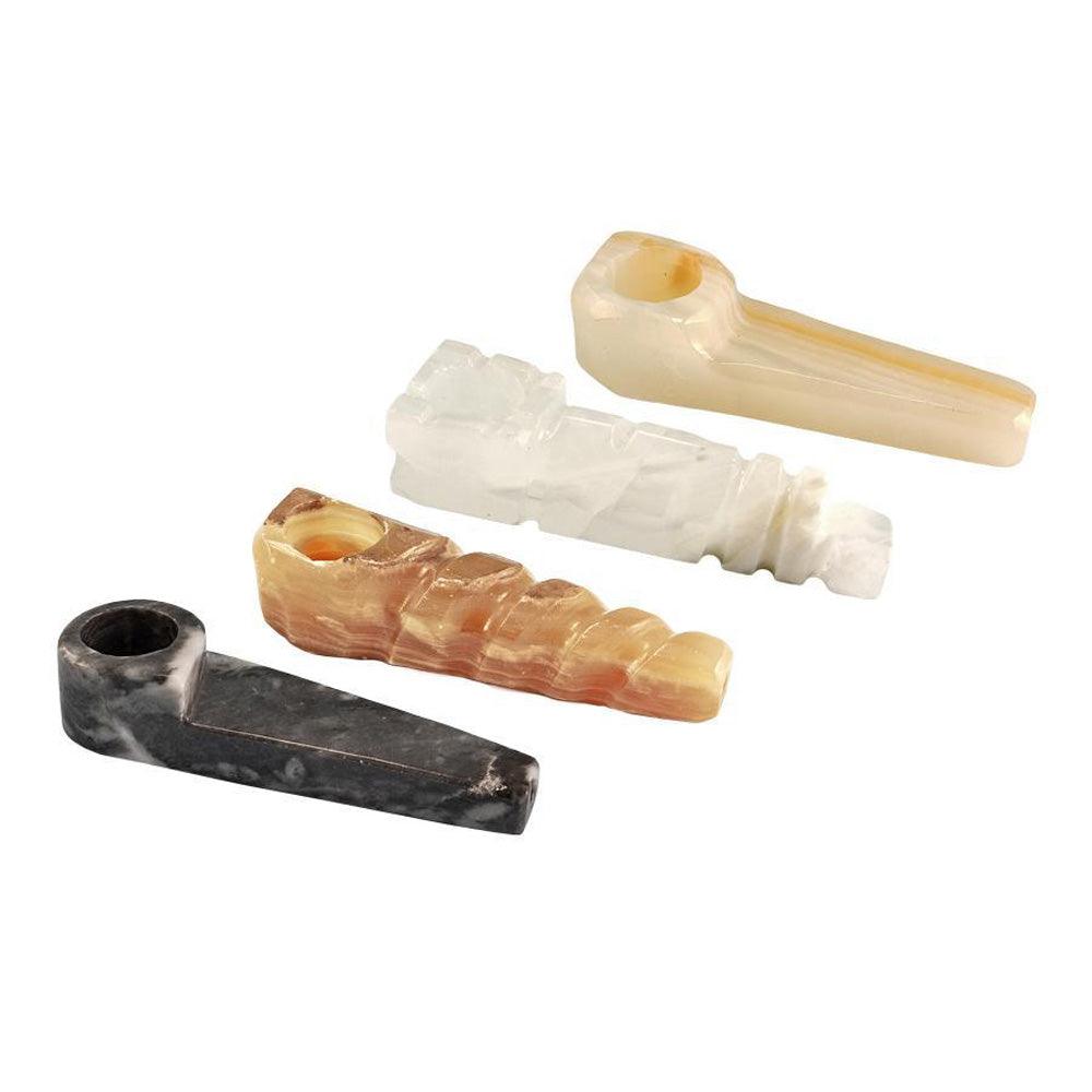 Onyx Tobacco Pipe - 2.5" / Colors Vary