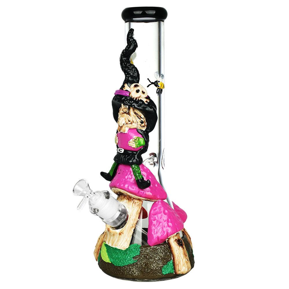 Witch Way 3D Painted Beaker Water Pipe - 14" / 14mm F