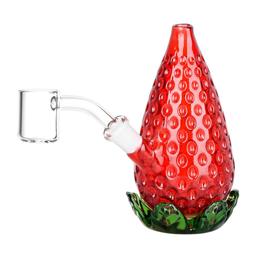 Strawberry Glass Mini Rig - 4.5" / 10mm F