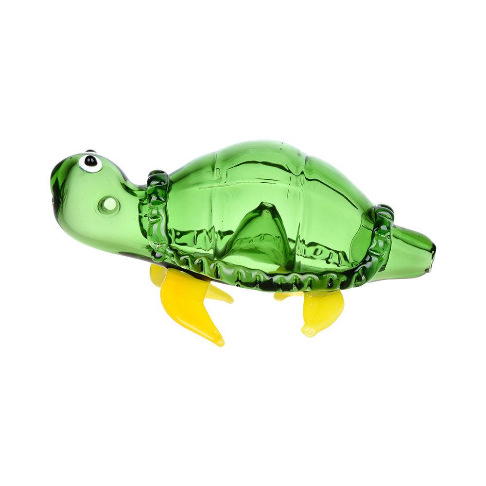 Lounging Loggerhead Glass Hand Pipe - 4"