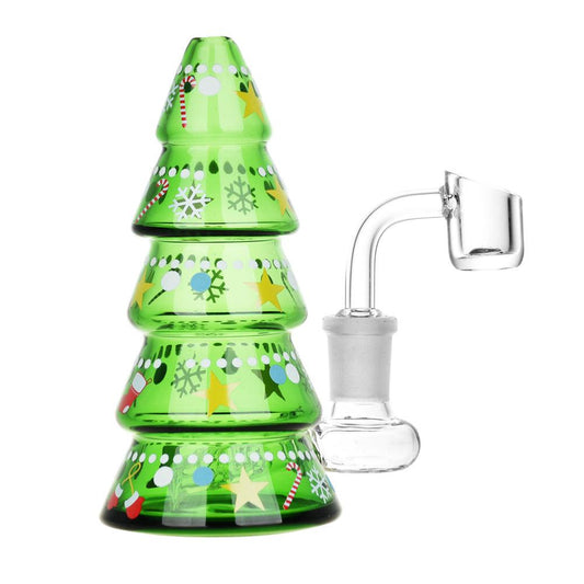 Jolly Holiday Tree Glass Rig - 5" / 14mm F