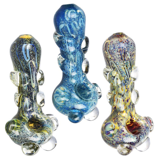 Heavy Marble Glass Spoon Pipe