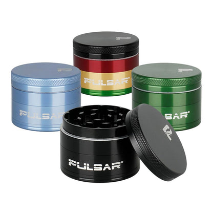 GR762 Pulsar Solid Top Aluminum Grinder - 4pc / 2"