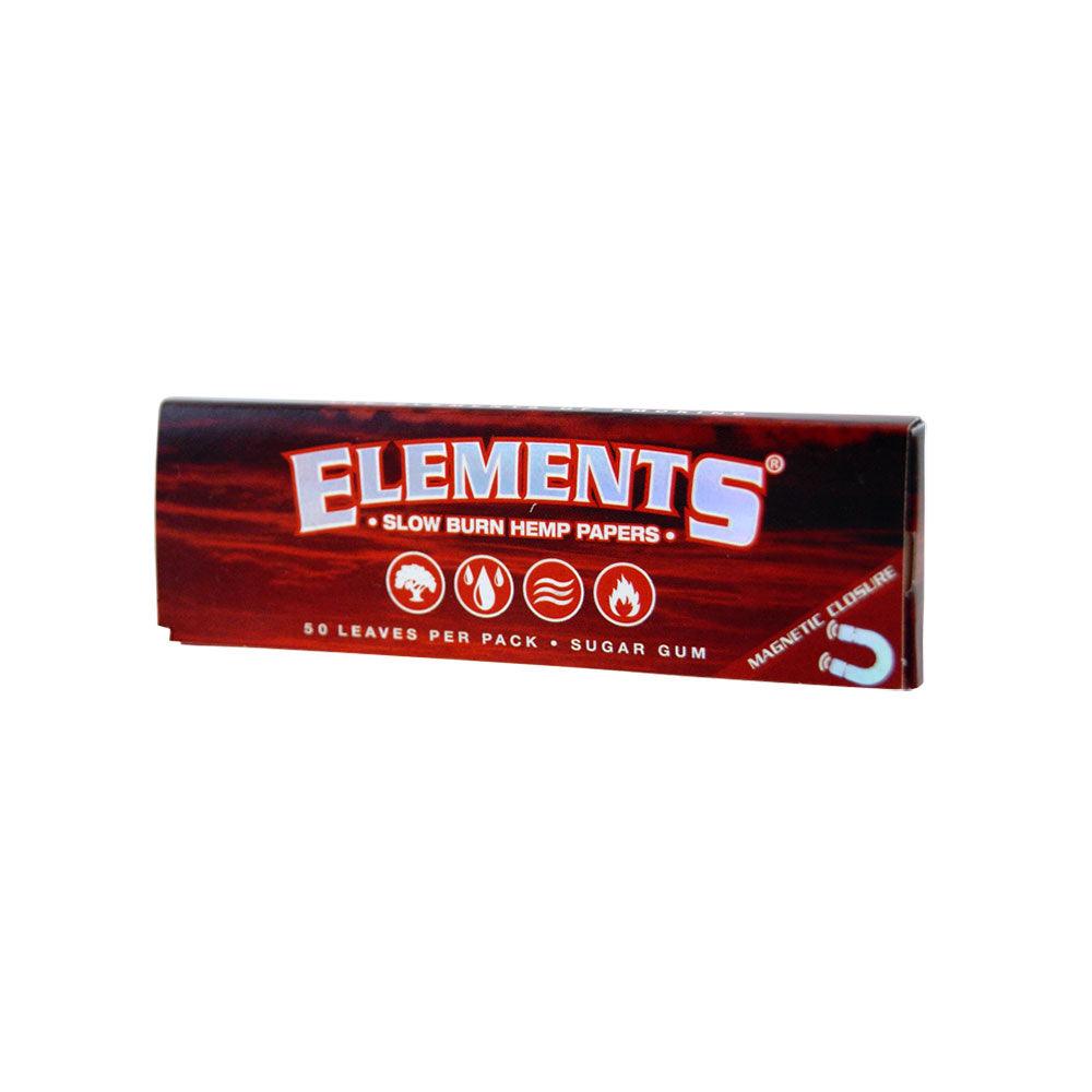 Elements Red Slow Burn Hemp Rolling Papers