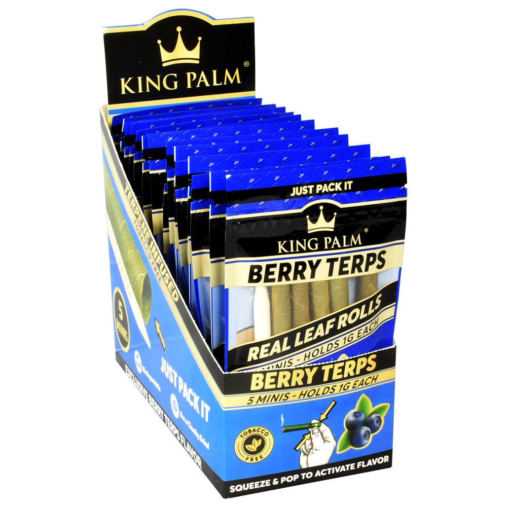 15PC DISP - King Palm Wrap Pouches - 5pk / Mini