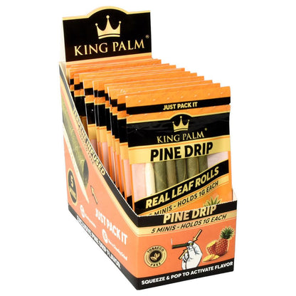 15PC DISP - King Palm Wrap Pouches - 5pk / Mini