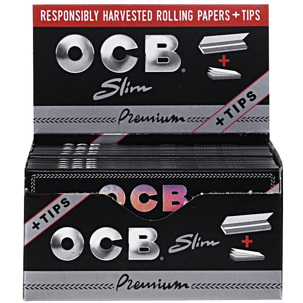 24PC DISPLAY - OCB Premium Rolling Papers & Tips