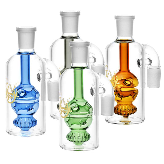 Pulsar Egg Perc Ash Catcher - 90 Degree / Colors Vary