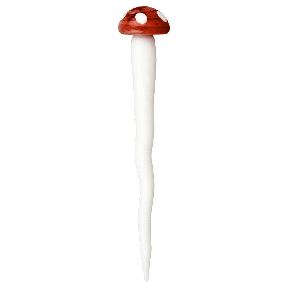 Toadstool Mushroom Twisted Glass Dab Tool