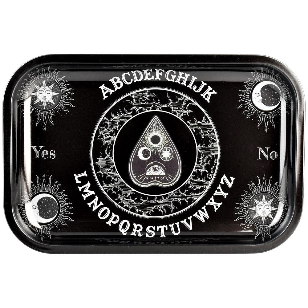 Ouija Board Metal Rolling Tray - 11.25" x 7.5"