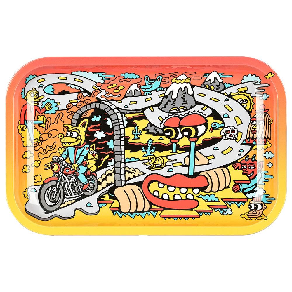 Pulsar Metal Rolling Tray - Road Trip / 11" x 7"