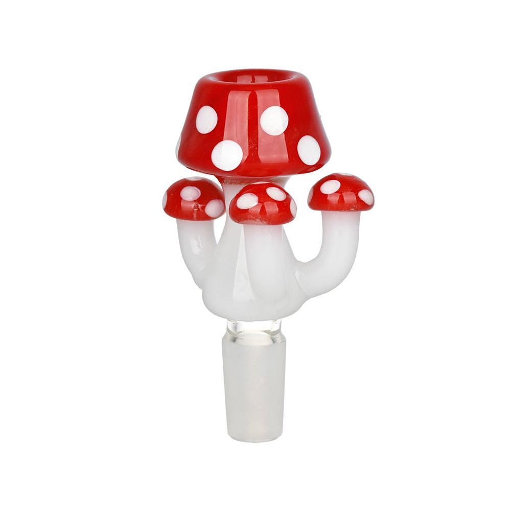 Shroom Family Herb Slide - 14mm M / Red