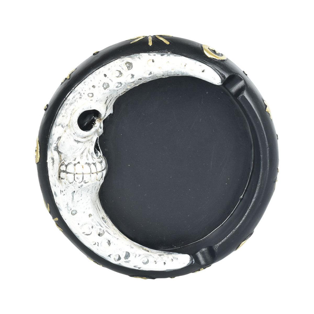 Scary Skull Moon Ashtray | 4.5"