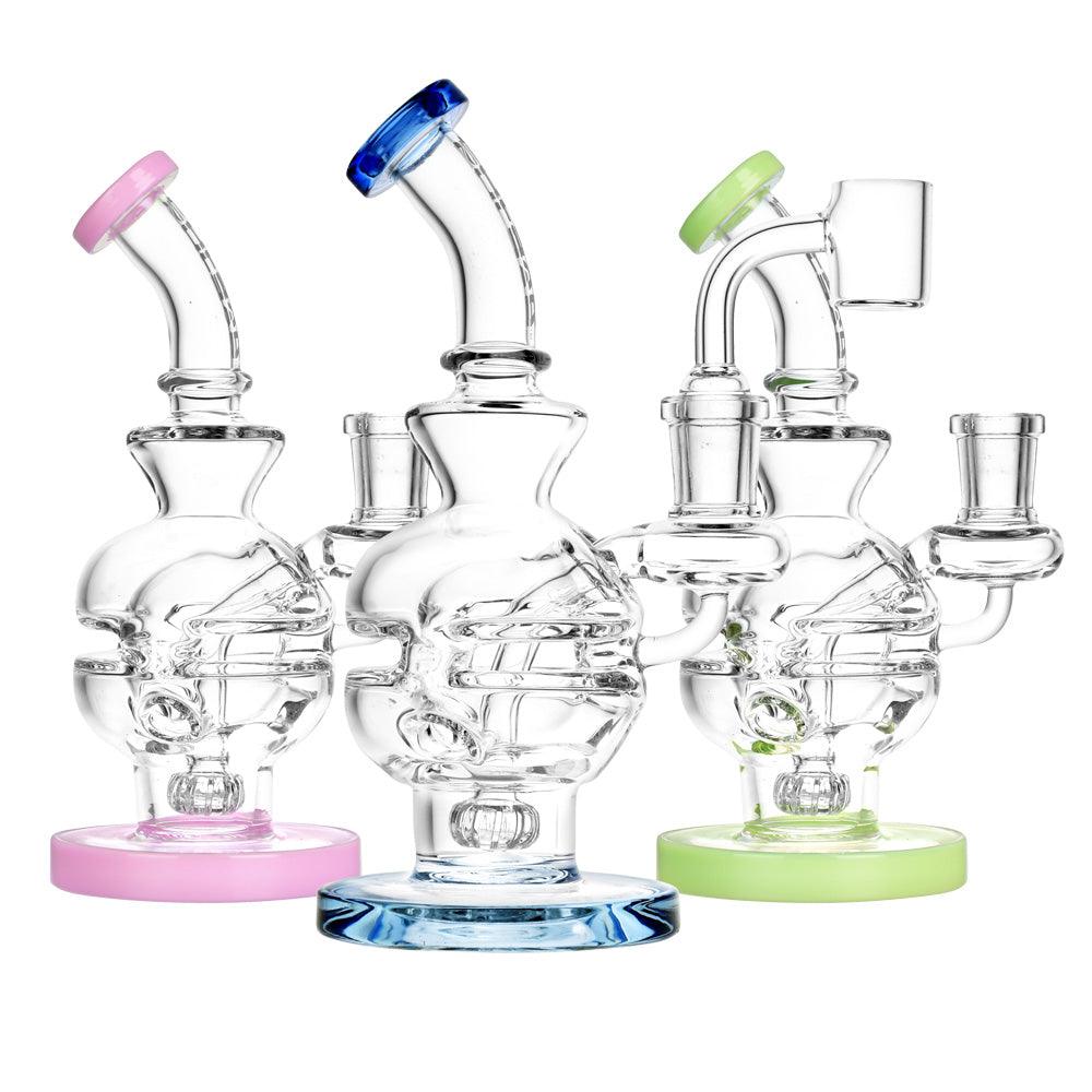 Pulsar Mini Egg Dab Rig - 7" / 14mm F / Colors Vary