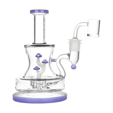 Pulsar Shadow Lurking Shrooms Dab Rig | 7.25" | 14mm F