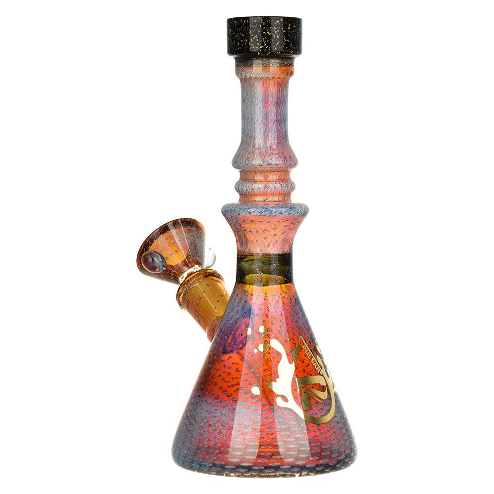 Pulsar Heady Bubble Matrix Beaker Water Pipe w/ Dichro | 7" | 14mm F