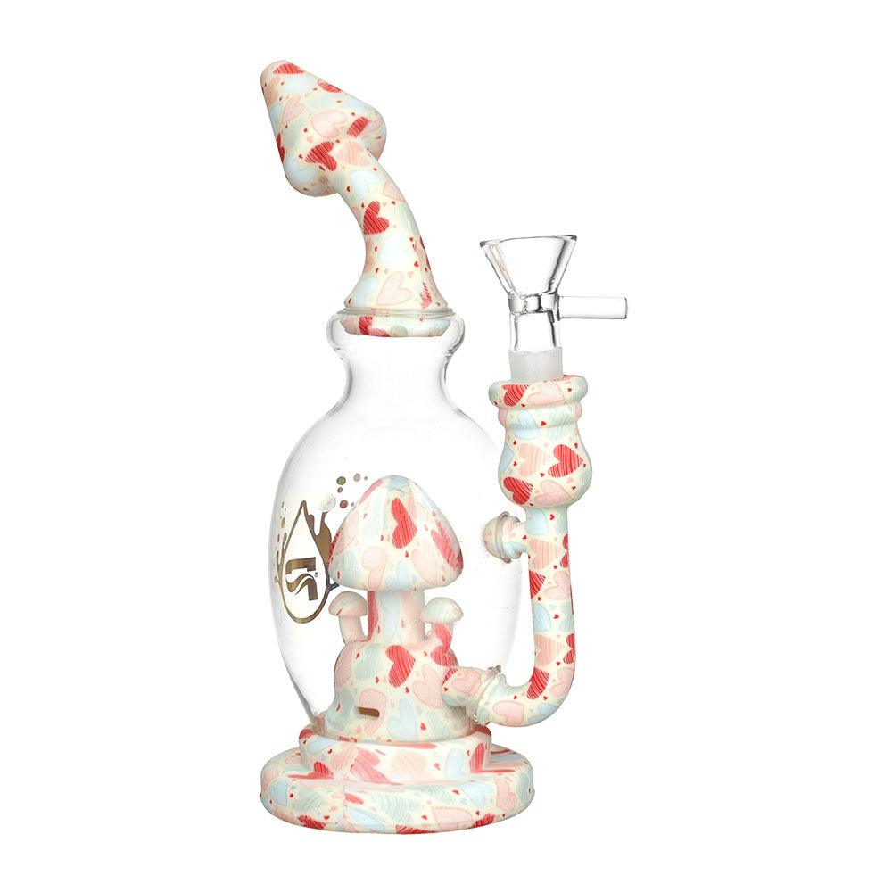 Pulsar Shroom Celebration Water Pipe | 8" | 14mm F