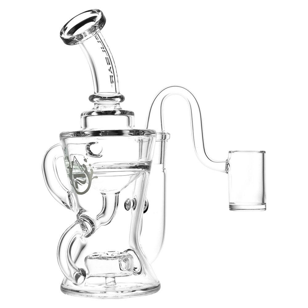 Pulsar Enchanted Double Chamber Recycler Rig - 7" / 14mm F / Clear