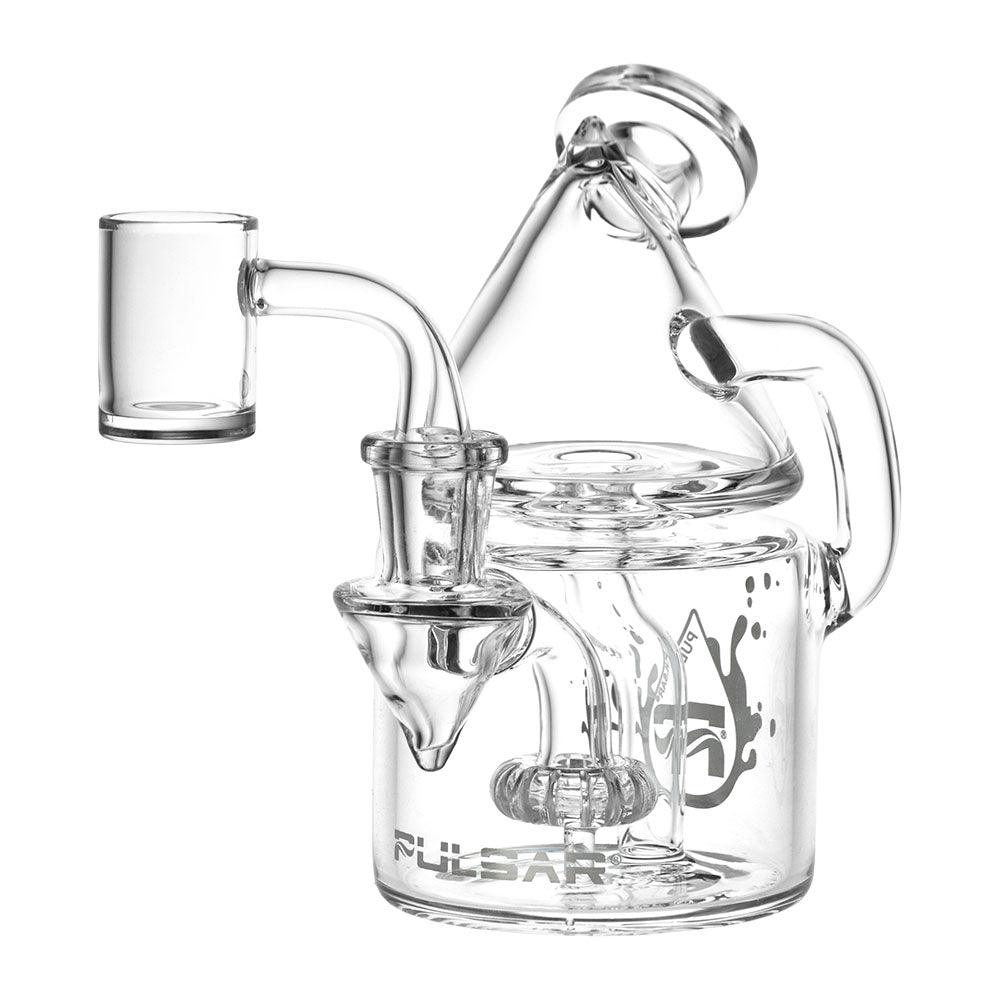 Pulsar Travel Buddy Recycler Rig - 5.5" / 14mm F / Clear